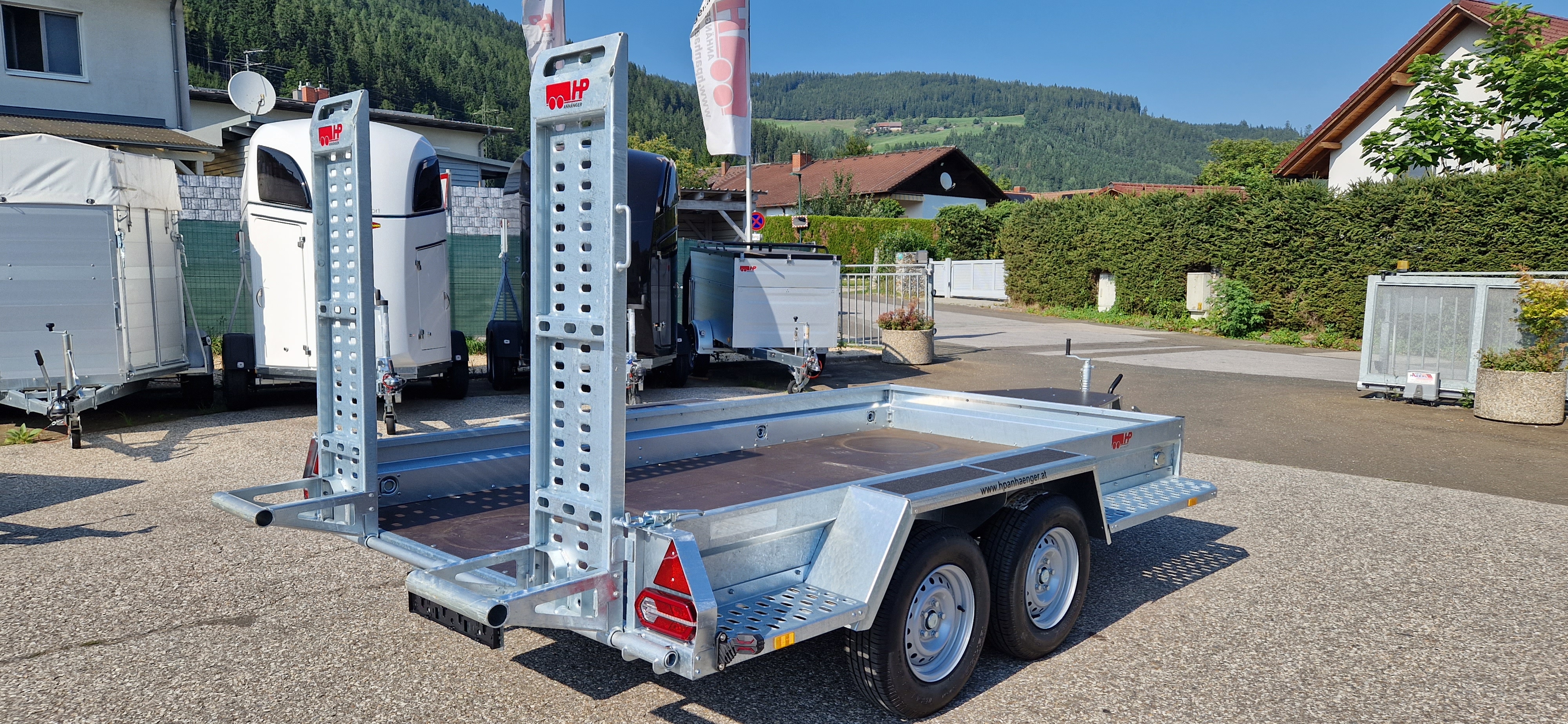 Baumaschinenanhänger, Baggeranhänger, Maschinentransporter HP 353318 T, 3500 kg 